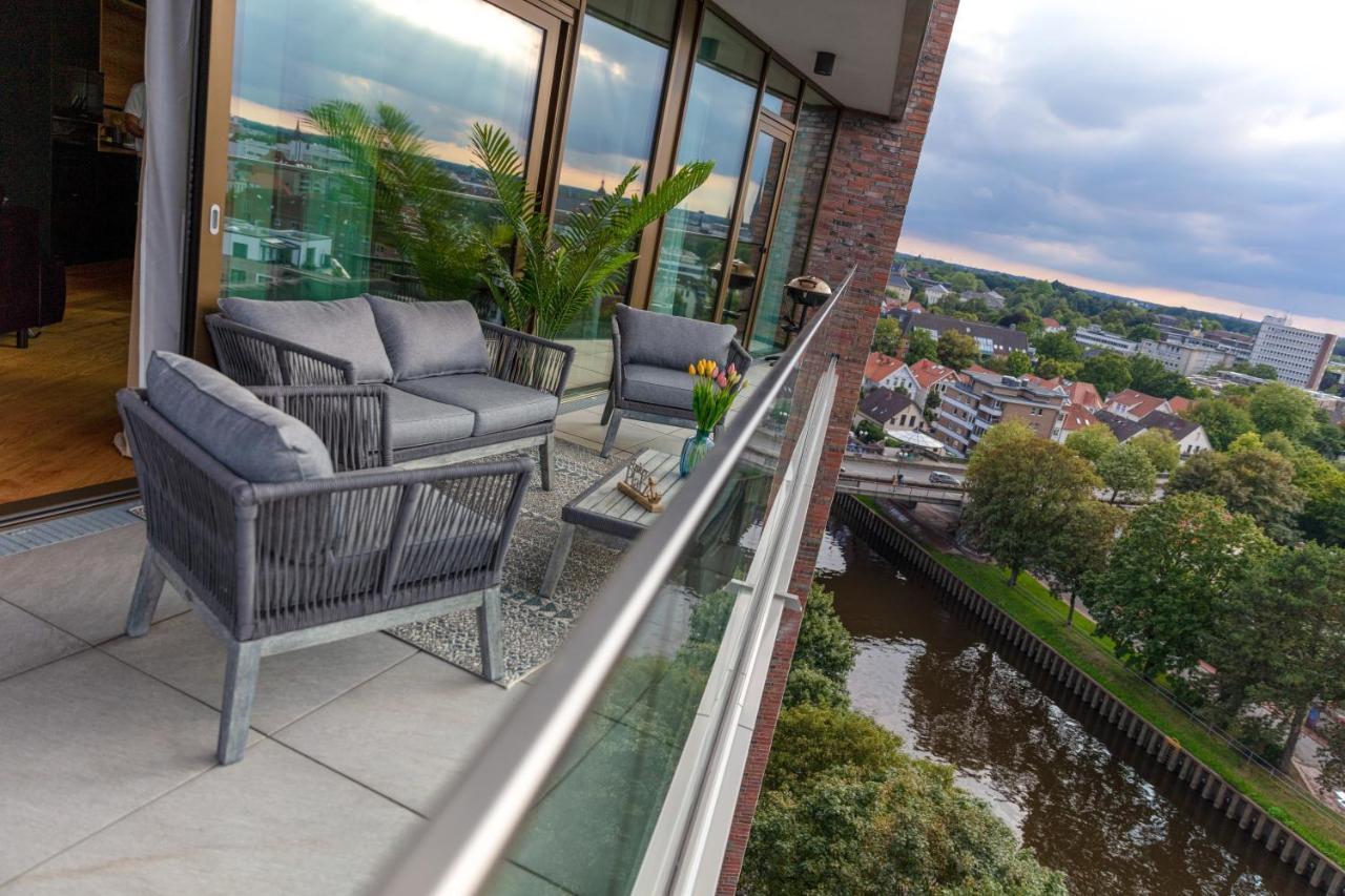 Cabana - Theview - Terrasse - Waterfront - Kostenloser Parkplatz - Wifi Oldenburg Ngoại thất bức ảnh