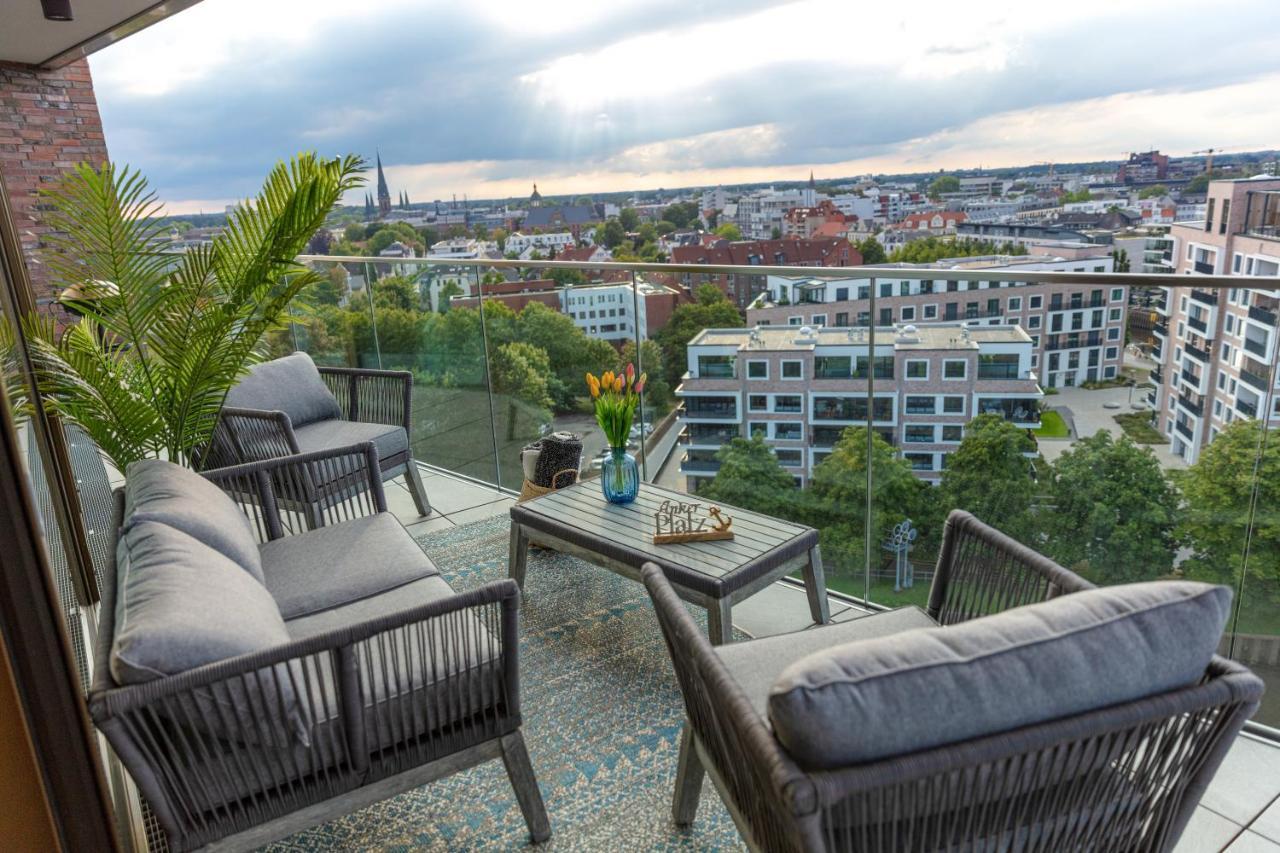 Cabana - Theview - Terrasse - Waterfront - Kostenloser Parkplatz - Wifi Oldenburg Ngoại thất bức ảnh